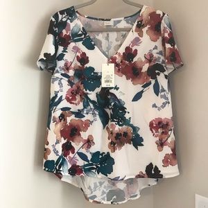 NWT A New Day Flower Blouse